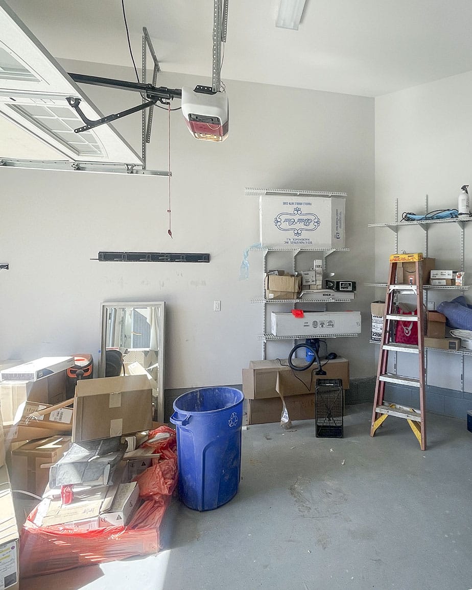 Garage before