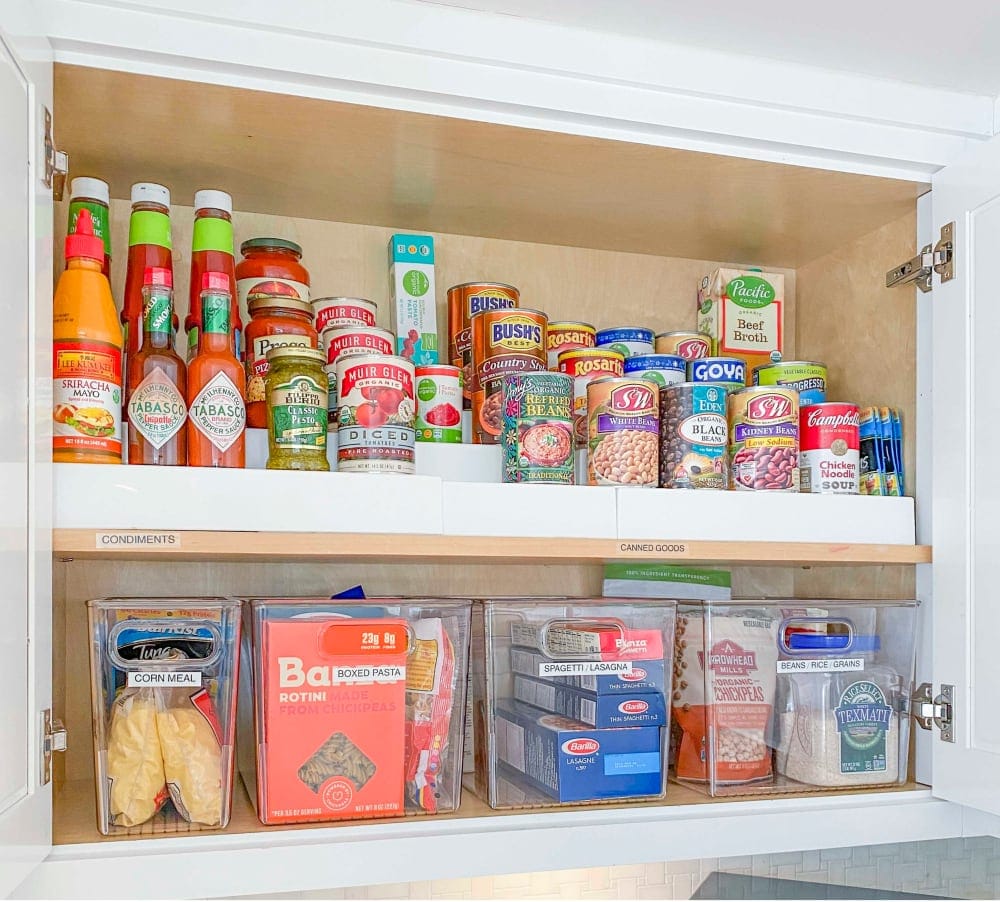Kitchen Cabinet Organization